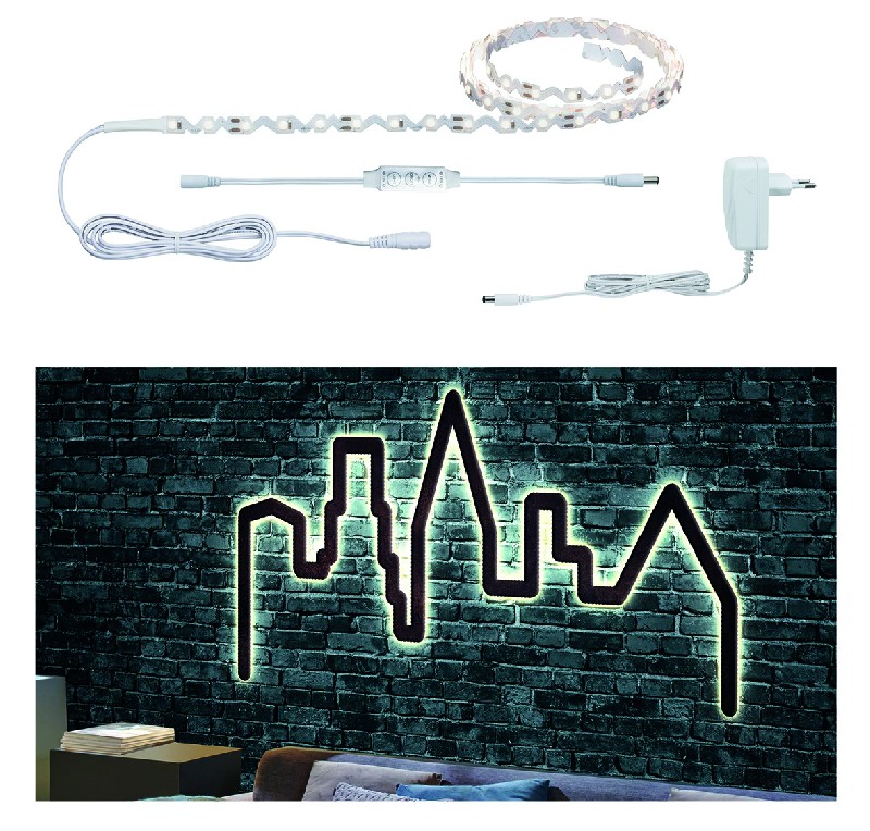 Rubans LED " FlexLED 3D " IP 67 Les Strips KlexLED 3D se posent dans n'importe quelle direction, en courbe, dans les coins ou sur les arêtes - et tout cela sans accessoires. Les Strips peuvent se plier à un angle minimal de 60°. Les kits complets avec commandeinvitent à démarrer immédiatement.