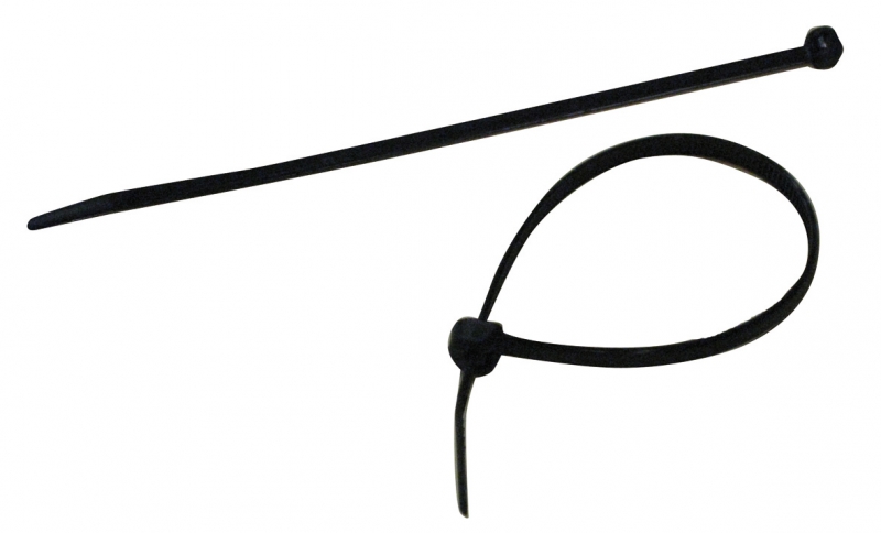 Colliers " COLRING " polyamide noir - conditionnement : 100 pièces( prix au 100 pièces )