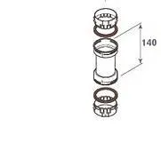 PIECE COUPLAGE FLEX.80MM DY898 100015328