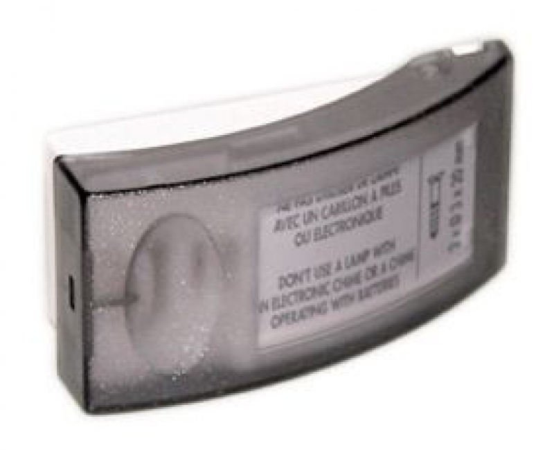Bouton-poussoir porte-étiquette " Salsa " IP30 - IK 06 - classe II - dim. 70x35x24 mm