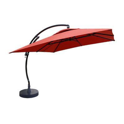 Parasol déporté Easy Sun terracotta 320 x 320 cm