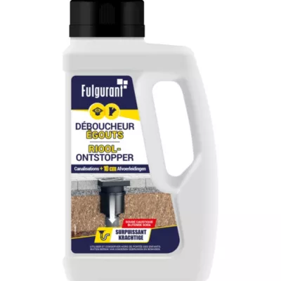 Déboucheur égouts surpuissant Fulgurant 500g
