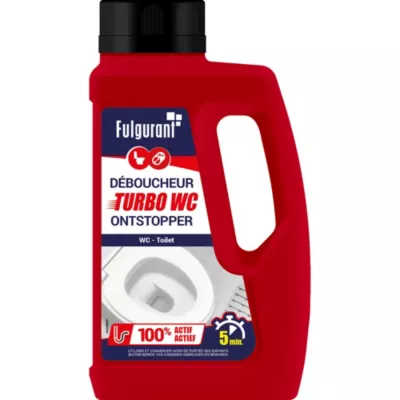 Déboucheur liquide Turbo WC Fulgurant 500g