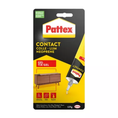 Tube de colle au néoprène gel 125g Pattex