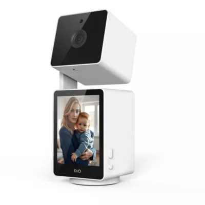 Caméra de surveillance intérieure connectée motorisée avec écran Dio Connected Home