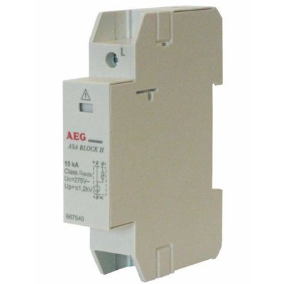 Parafoudre de secteur AEG ASA block II 15kA