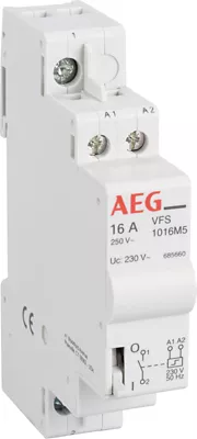 Télérupteur AEG 16A Legrand 230 V blanc
