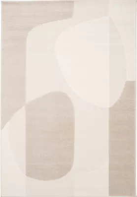 Tapis moderne Brera beige clair L.170 x l.120 cm Balta