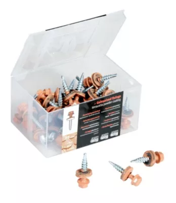Boîte de 40 vis Easy-Tuile terracotta 28mm