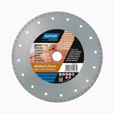 Disque diamant turbo multi Norton 230x22,2 mm