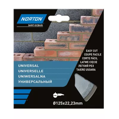 Disque diamant discontinu Norton 125x22,2 mm