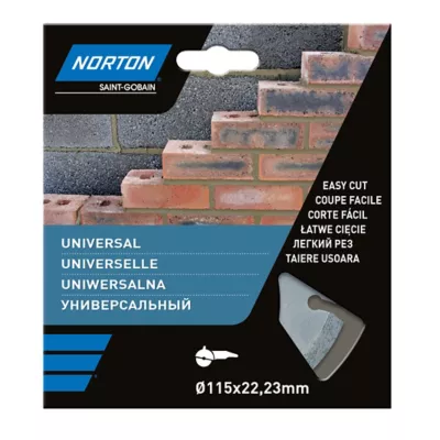 Disque diamant discontinu Norton 115x22,2 mm