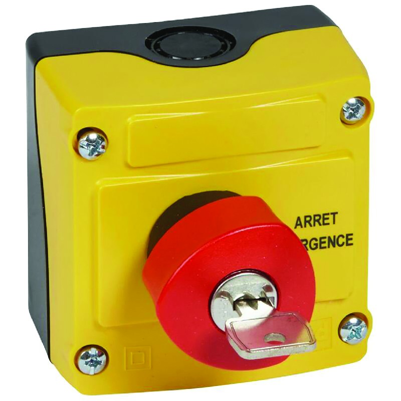 Auxiliaire de commande et de signalisation ACS Osmoz conforme à la norme IEC 60947-5-1Osmoz complets : appareils complets non-lumineuxcomposés : têtes + sous-ensemble bloc + étrier pré-monté