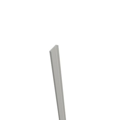 Kit de finition pour porte d'entrée L.218 x l.3 cm blanc ral 9003