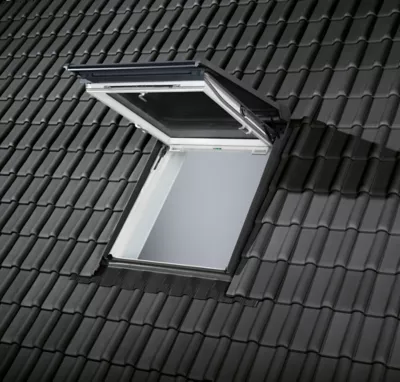 Raccord fenêtre de toit simple sur tuiles Velux EDW SK08 gris