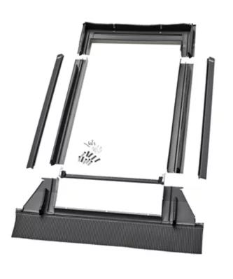 Raccord fenêtre de toit simple sur tuiles Velux EDW MK04 ocre
