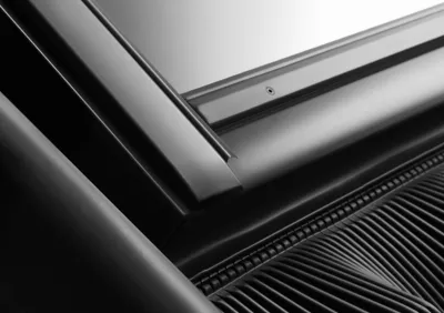 Raccord fenêtre de toit simple sur tuiles Velux EDW MK08 rouge