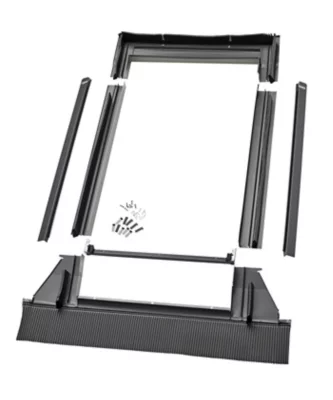 Raccord fenêtre de toit simple sur tuiles Velux EDW SK08 rouge
