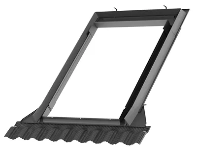 Raccord fenêtre de toit simple sur tuiles Velux EDW UK04 ocre