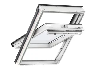 Fenêtre de toit à rotation VELUX Tout Confort Everfinish - polyuréthane L.55 x H.78 cm (GGU 0057 CK02)