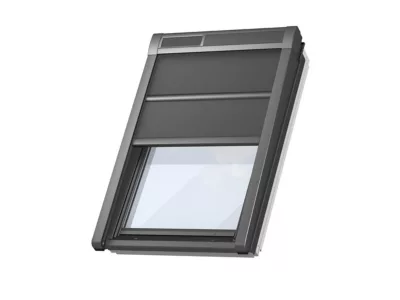 Volet roulant souple pour fenêtre de toit, gris anthracite, à énergie solaire, l.55 x H.78 cm, Velux SSS CK02 0000S