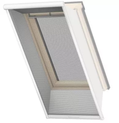 Moustiquaire pour fenêtre de toit gris anthracite Velux ZIL CK02 H.78 x l.55 cm