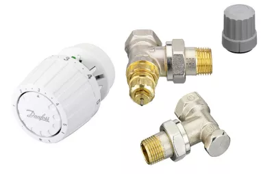 Kit complet vanne thermostatique Danfoss 3 pièces