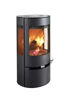 Poêle à bois en acier Aduro 9 air étanche noir 6KW