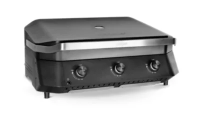 Plancha gaz en fonte 7kW Cozze 800 avec couvercle