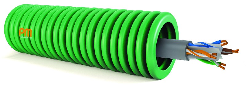 Conduits cintrables annelé avec fils tarifè au 100 ml