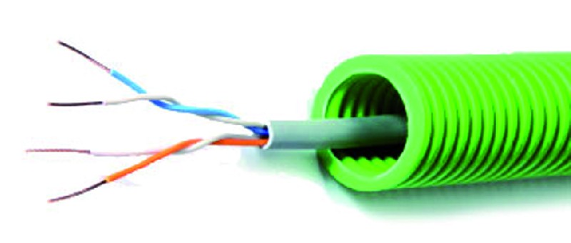 Conduits cintrables annelé avec fils tarifè au 100 ml