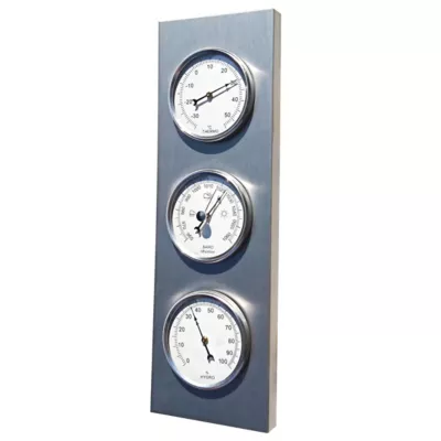 Thermomètre hygromètre baromètre analogique Terdens