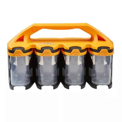 Système de support pour casiers QuestSystem en plastique avec 8 compartiments