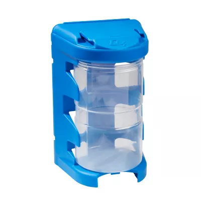 Casier à vis moyen format bleu plastique