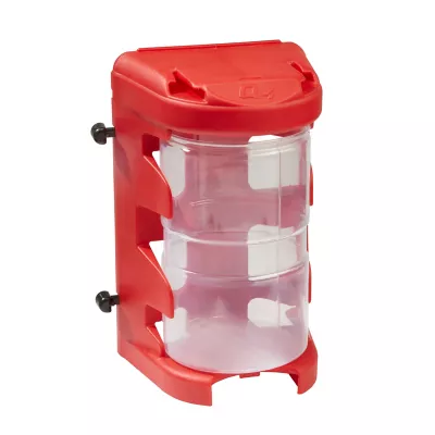 Casier à vis moyen format rouge plastique