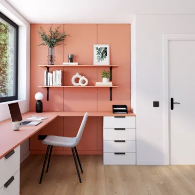 Panneau OSB-3 terracotta L.122 x l.60 x ép.1,5 cm Nina