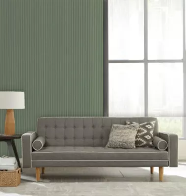 Panneau décoratif fraisé Caiman vert olive L.280x l.60cm Ep. 1,5cm