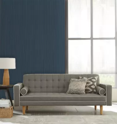 Panneau décoratif fraisé Caiman bleu L.280x l.60cm Ep. 1,5cm