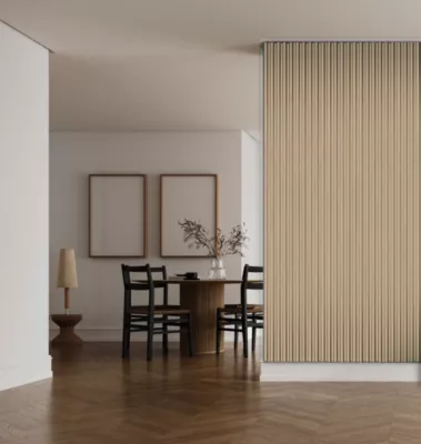Panneau décoratif fraisé Serval effet chêne L.280x l.60cm Ep. 1,5cm