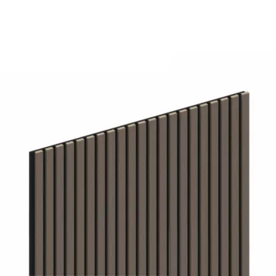 Panneau tasseau MDF coloris chêne sombre 280 x 90 cm