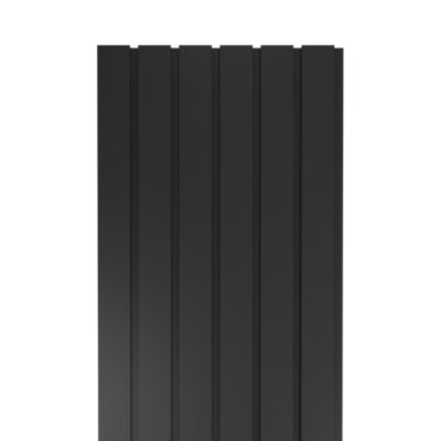 Panneau tasseau décoratif Maya en MDF noir 275X90CM ép.14mm