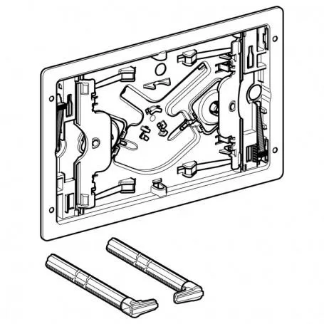 SUPPORT DE PLAQUE SIGMA 70 GEBERIT 242814001