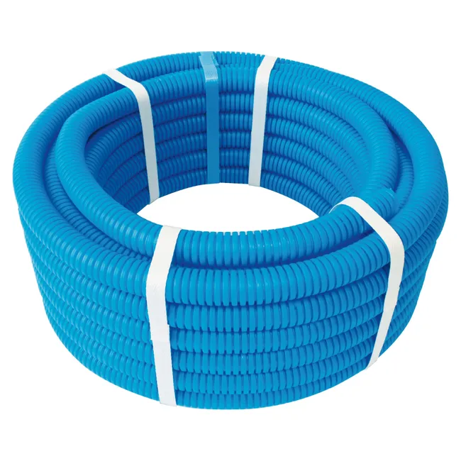 Image principale de Couronne de tube PER gainé bleu Ø20 - longueur 25m
