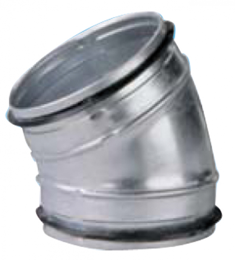 Accessoires galva à joint VELODUCT montage rapide gain de temps environ 25% - étanchéité parfaite et durable : Classe C joint serti : Système exclusif - économique et propre ( mastic et bande adhésive inutiles ) taux de fuite réduit (1,05 au lieu de 1,10 % ) permet une optimisation du calcul thermique