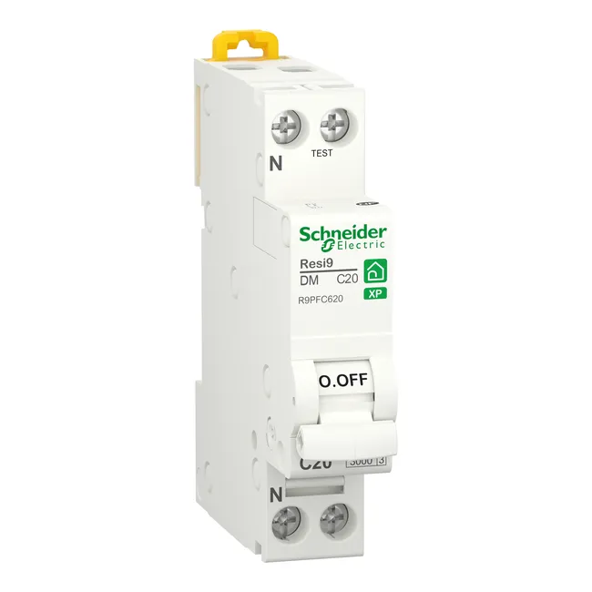 Image principale de Disjoncteur modulaire 20A courbe C Resi9 XP, SCHNEIDER ELECTRIC