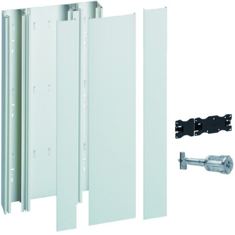 Goulotte en PVC pour l'installation des coffrets Gamma+ 13 et 18 la nouvelle gamme de goulotte gamma+ intègre les fixations quickfix socle et couvercle protégés par un film de protection pré-perçage du socle - 3 compartiment possibles fixation des colliers de serrage en fond de socle - IP40 - IK 10
