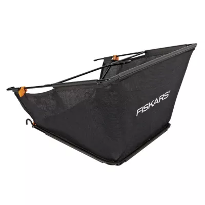 Bac de ramassage pour tondeuse StaySharp Fiskars noir et orange