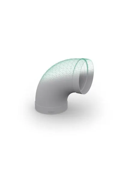 COUDE 90 PP VENTILATION 250