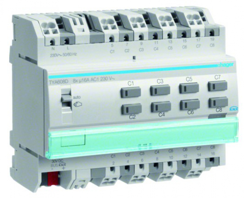 MOD 8S 16A/230V TYPE C TYA608D