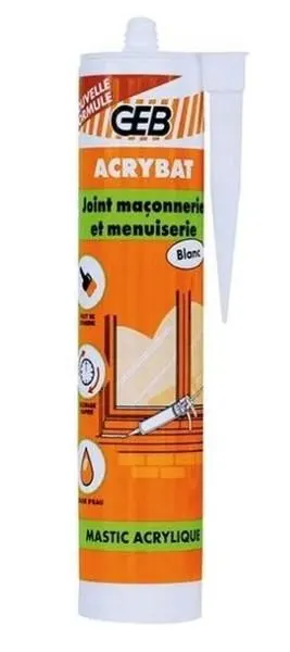 MASTIC ACRYBAT BT BLANC -CART.310ML- 107050